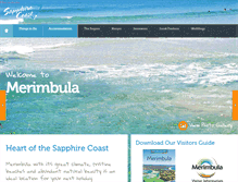 Tablet Screenshot of merimbulatourism.com.au